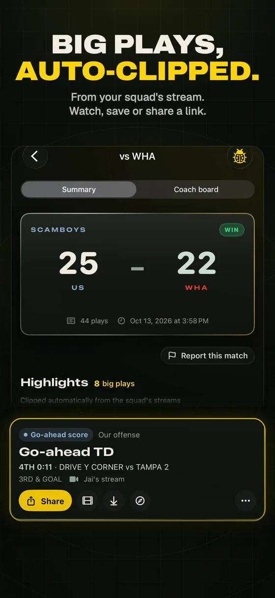 MutRadar iPhone app: Big plays, auto-clipped