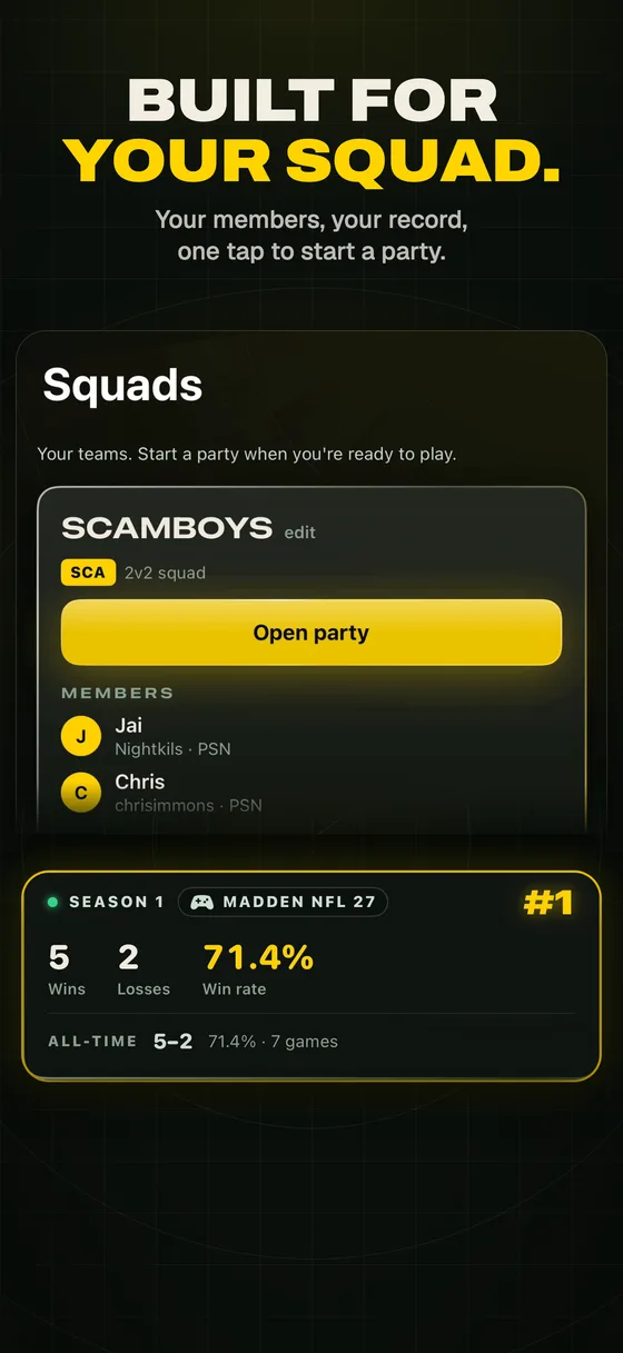 MutRadar iPhone app: Built for your squad