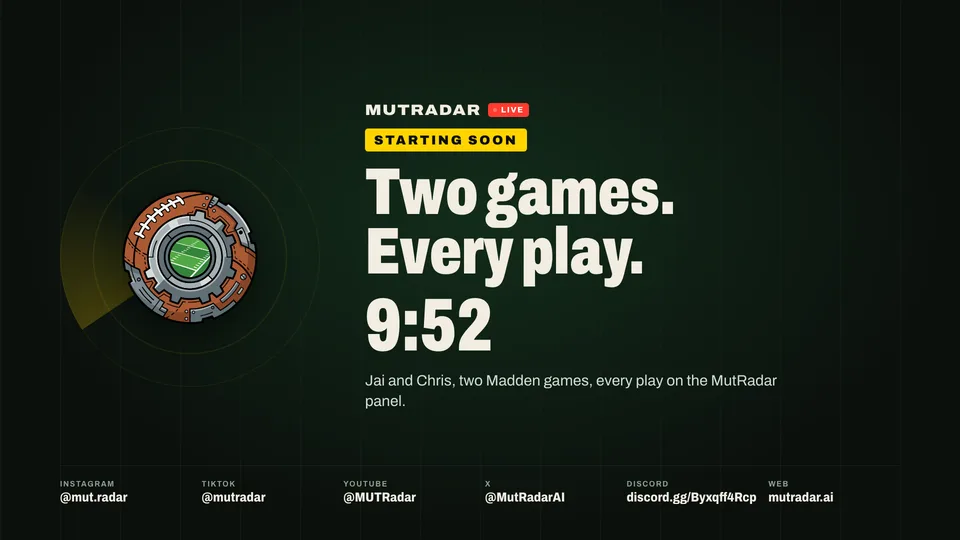 MutRadar Live Starting soon scene